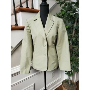 Reba Women's Cream Polyester/Cotton Casual Coat